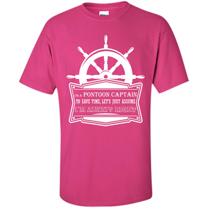 I'm A Pontoon Captain T-shirt