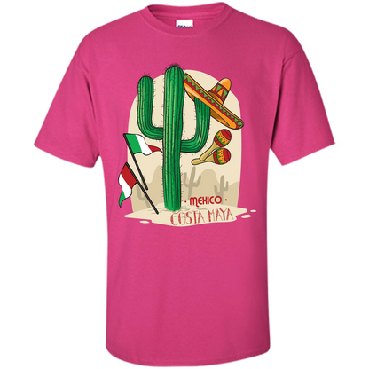 Summer T-shirt Mexico Costa Maya Heliconia