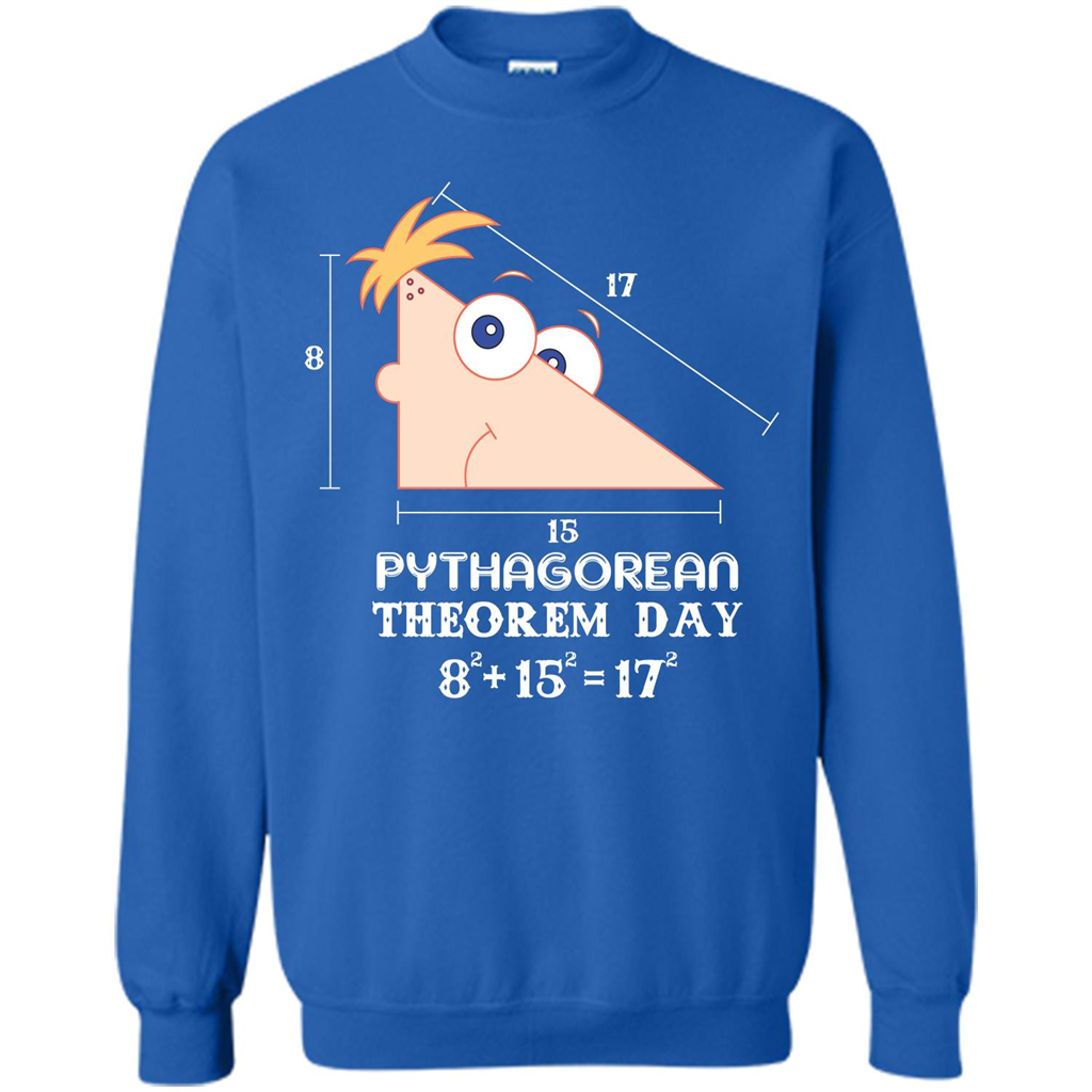 Pythagorean Theorem Day T-shirt Royal