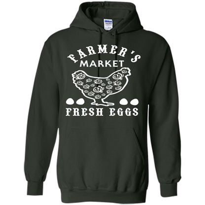 Famer's Market Fresh Eggs T-shirt Forest Green