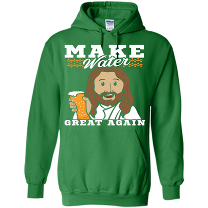 Beer T-shirt Make Water Great Again Irish Green