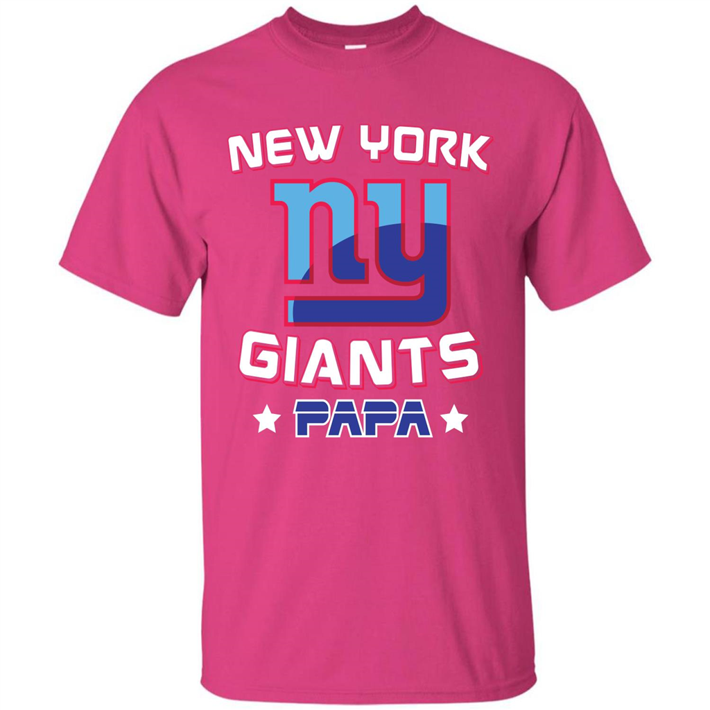 Football T-shirt New York Ny Giants Papa Heliconia