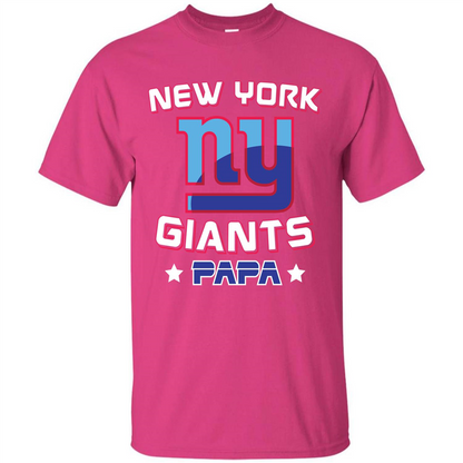 Football T-shirt New York Ny Giants Papa Heliconia