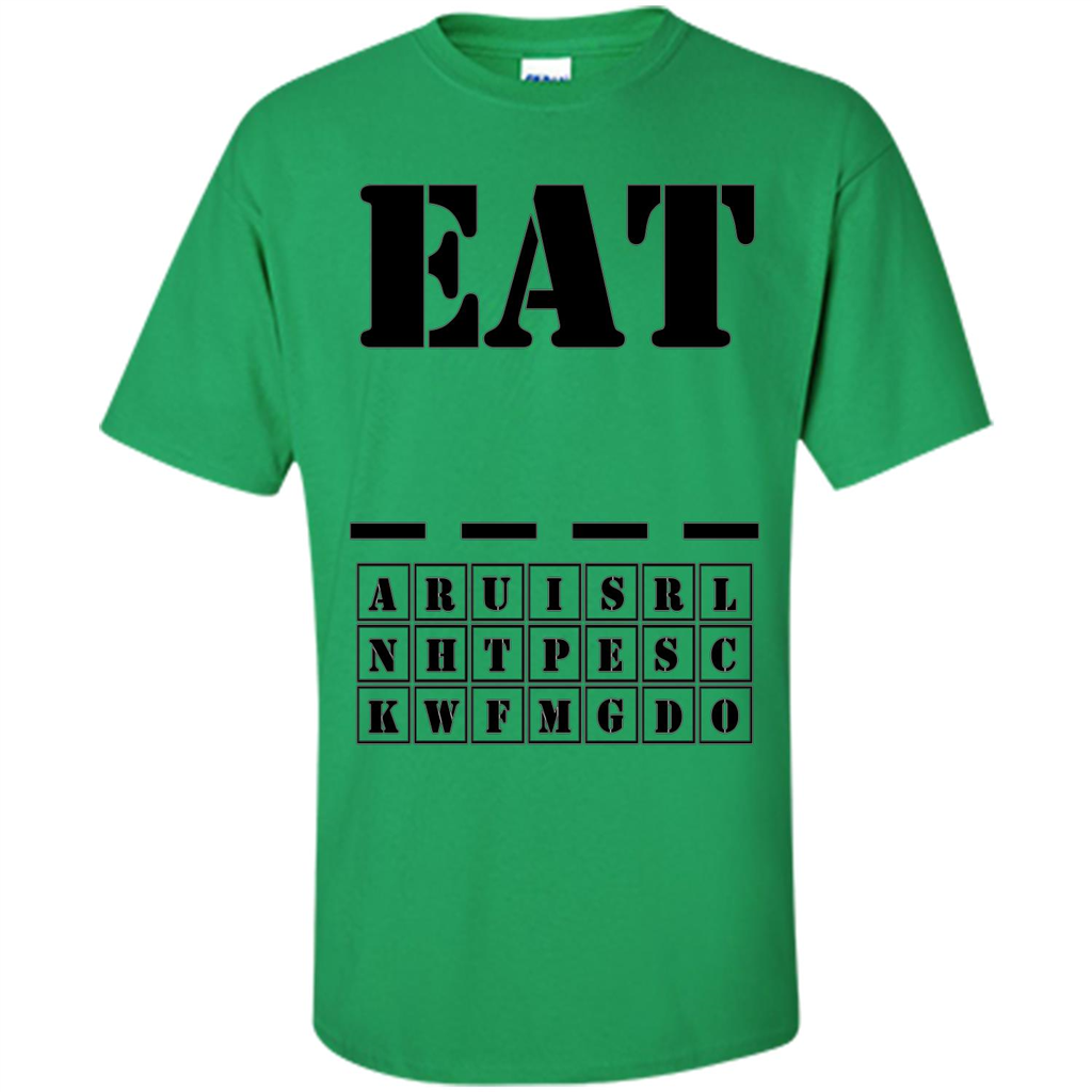 Word Puzzle - Eat (Blank) T-shirt Irish Green