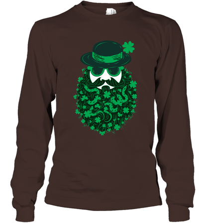 Irish Man Bread Shirt Long Sleeve T-Shirt Dark Chocolate