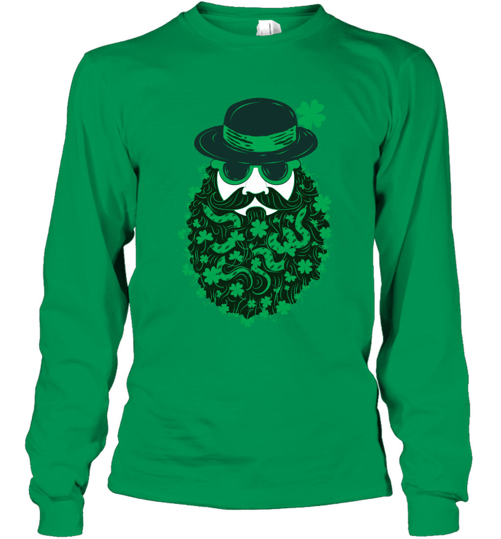 Irish Man Bread Shirt Long Sleeve T-Shirt Irish Green