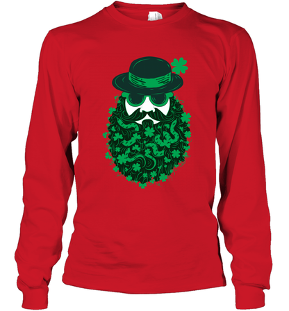 Irish Man Bread Shirt Long Sleeve T-Shirt Red