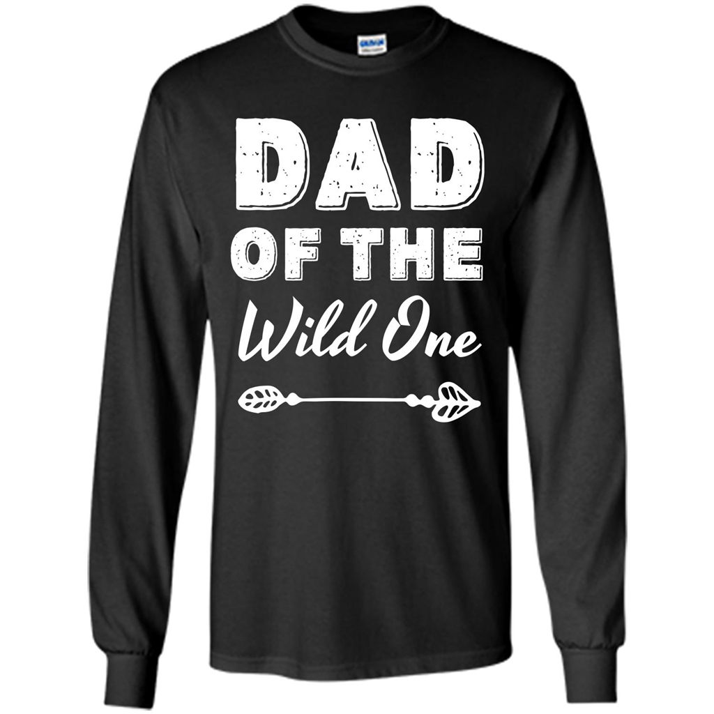 Dad Of The Wild One T-shirt Black