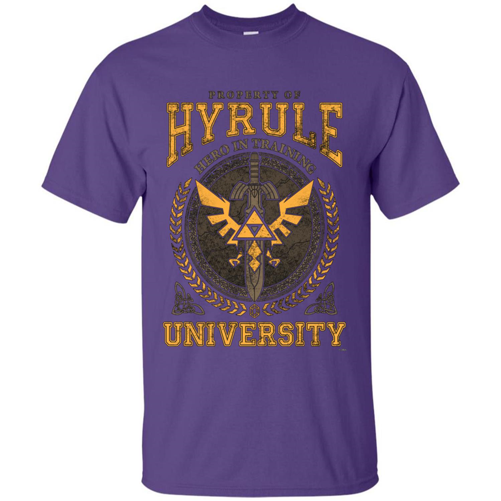 Property Of Hyrule Hero In Training Unicersity T-shirt Purple