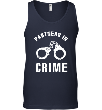 Partners In Crime Shirt Tank Top Tank Top Navy