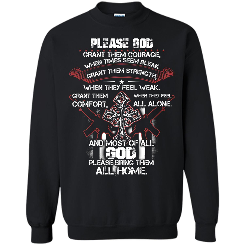 God Bless Our Soldier T-shirt Black