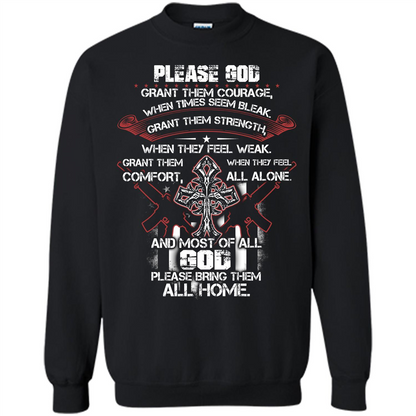 God Bless Our Soldier T-shirt Black