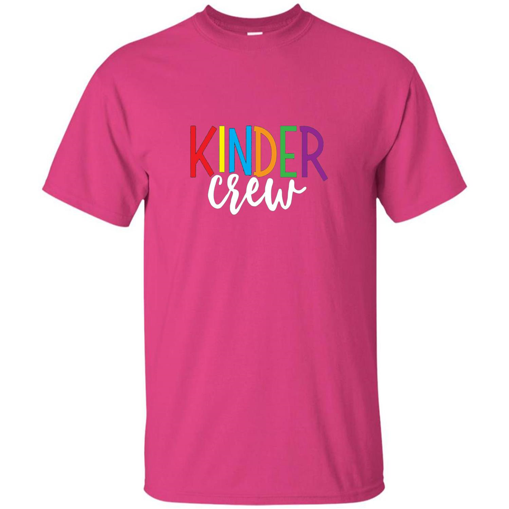 Cute Kindergarten Teacher Team T-shirt Heliconia