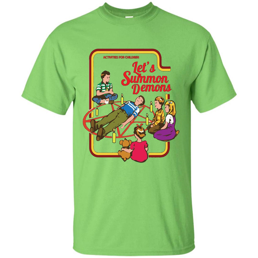 Let's Summon Demons T-Shirt Lime