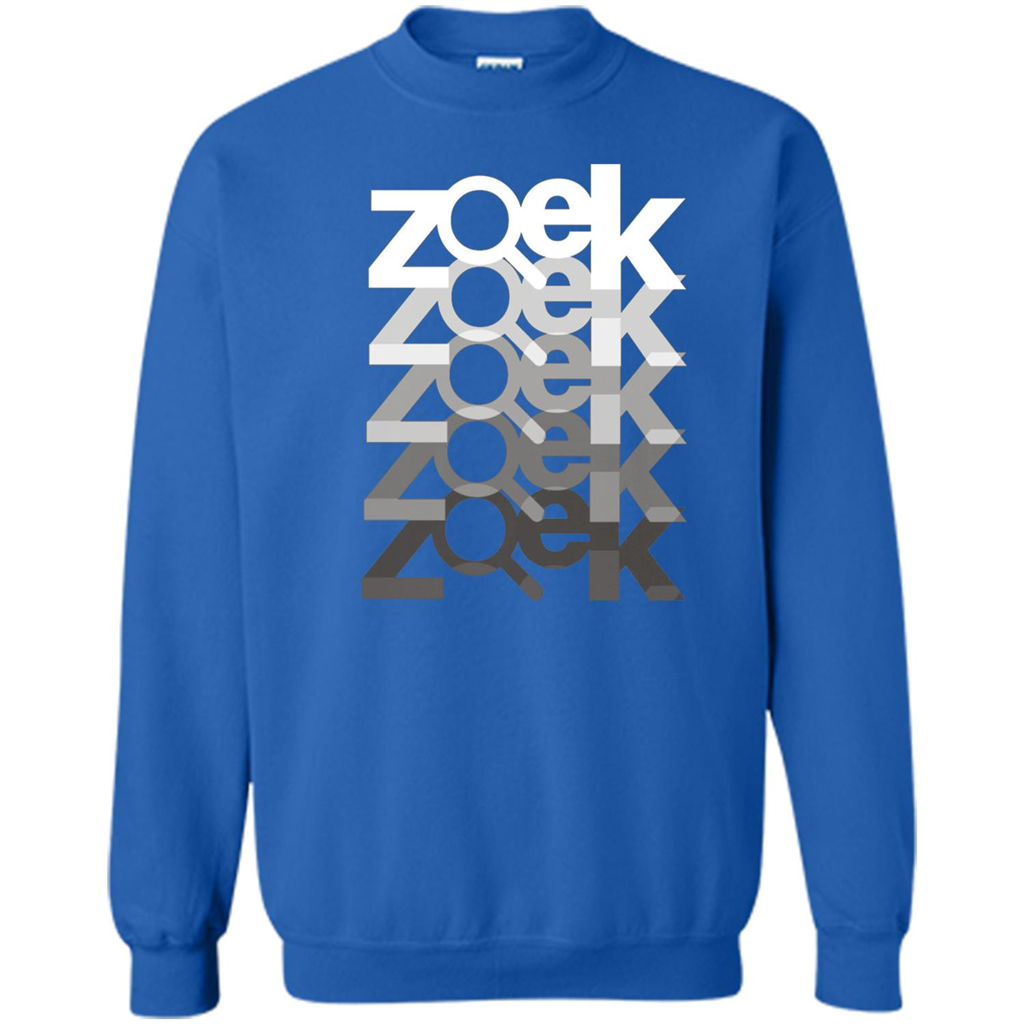 Zoek Zoek Zoek White Black T-shirt Royal