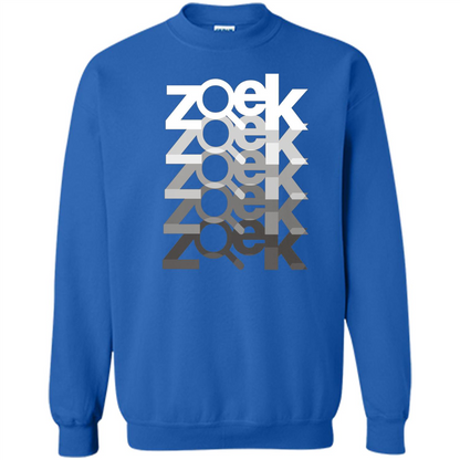 Zoek Zoek Zoek White Black T-shirt Royal