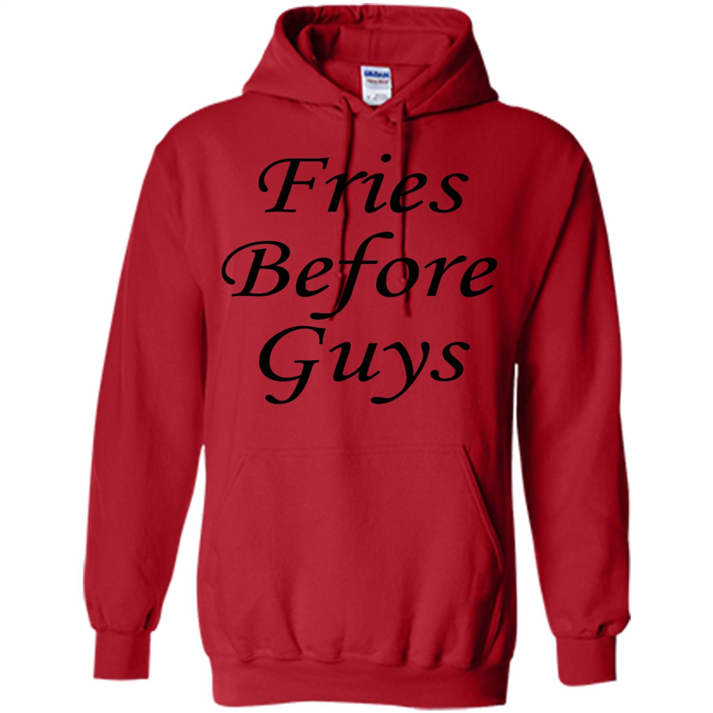 Fries Before Guys T-Shirt Red