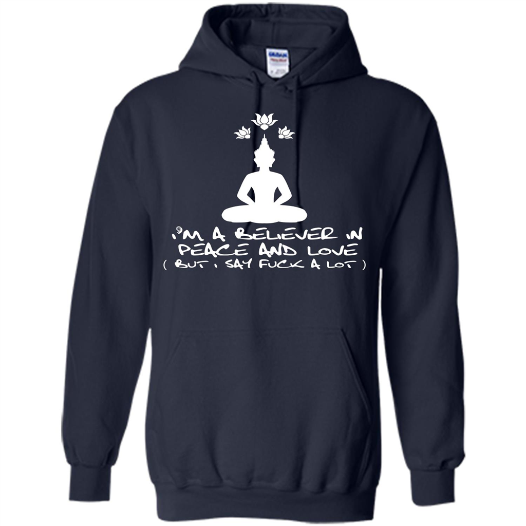 Buddhist T-shirt I'm A Believer In Peace And Love T-shirt Navy