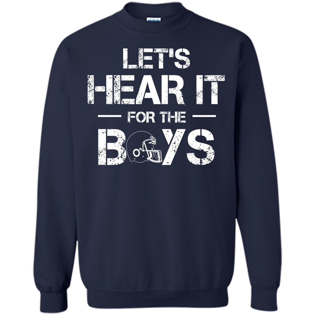 Football T-shirt Let's Hear It For The Boys Navy