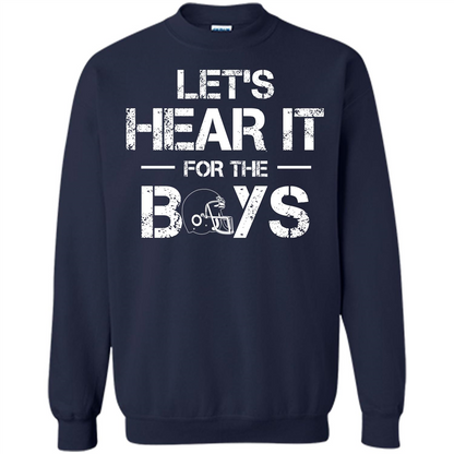 Football T-shirt Let's Hear It For The Boys Navy