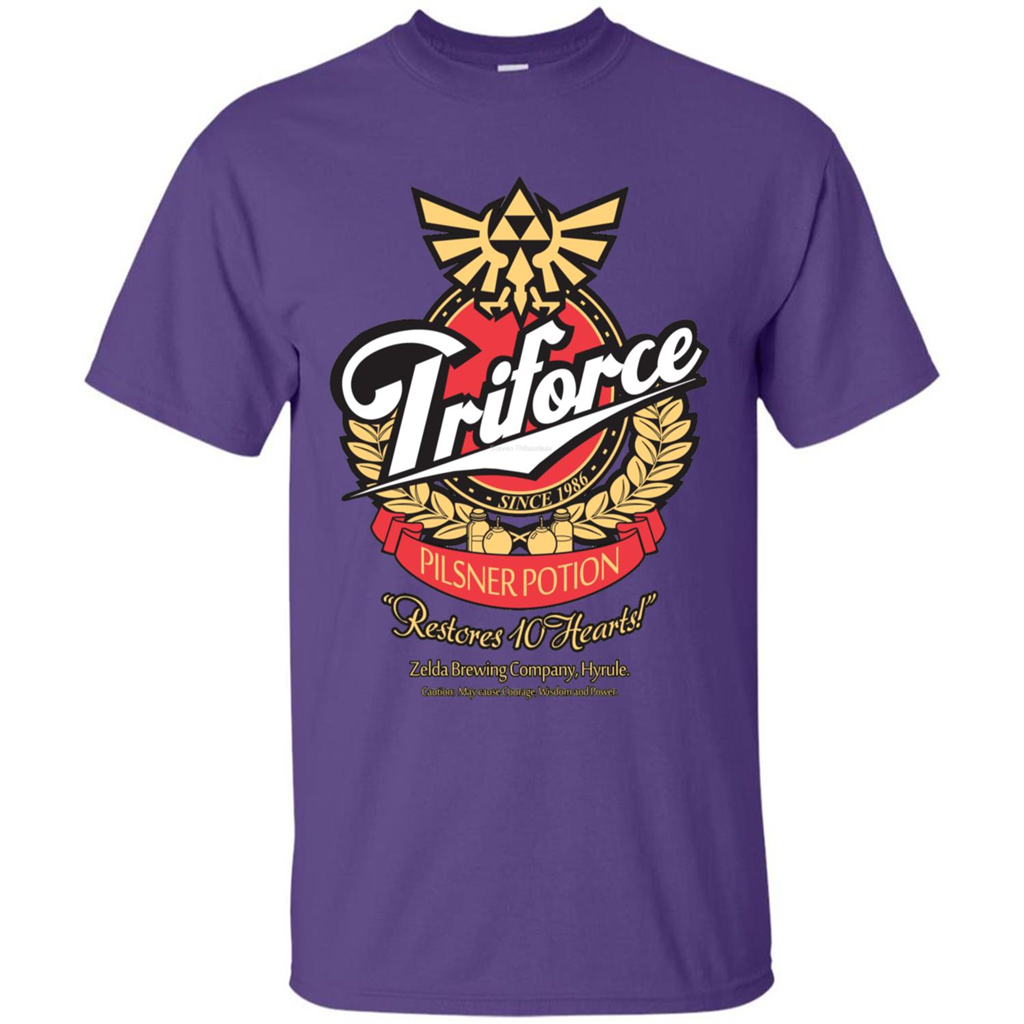 Special Potion Triforce Pilsner Potion T-shirt Purple