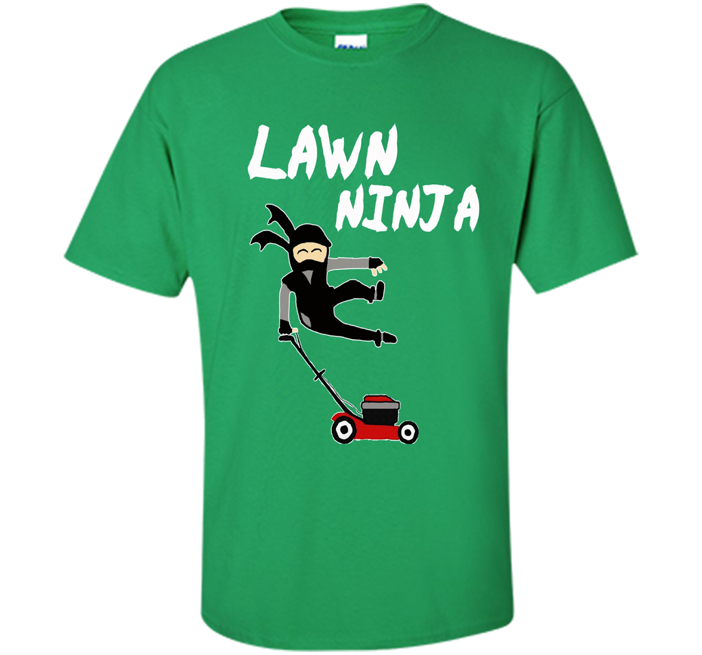 Lawn Ninja T-Shirt shirt Irish Green