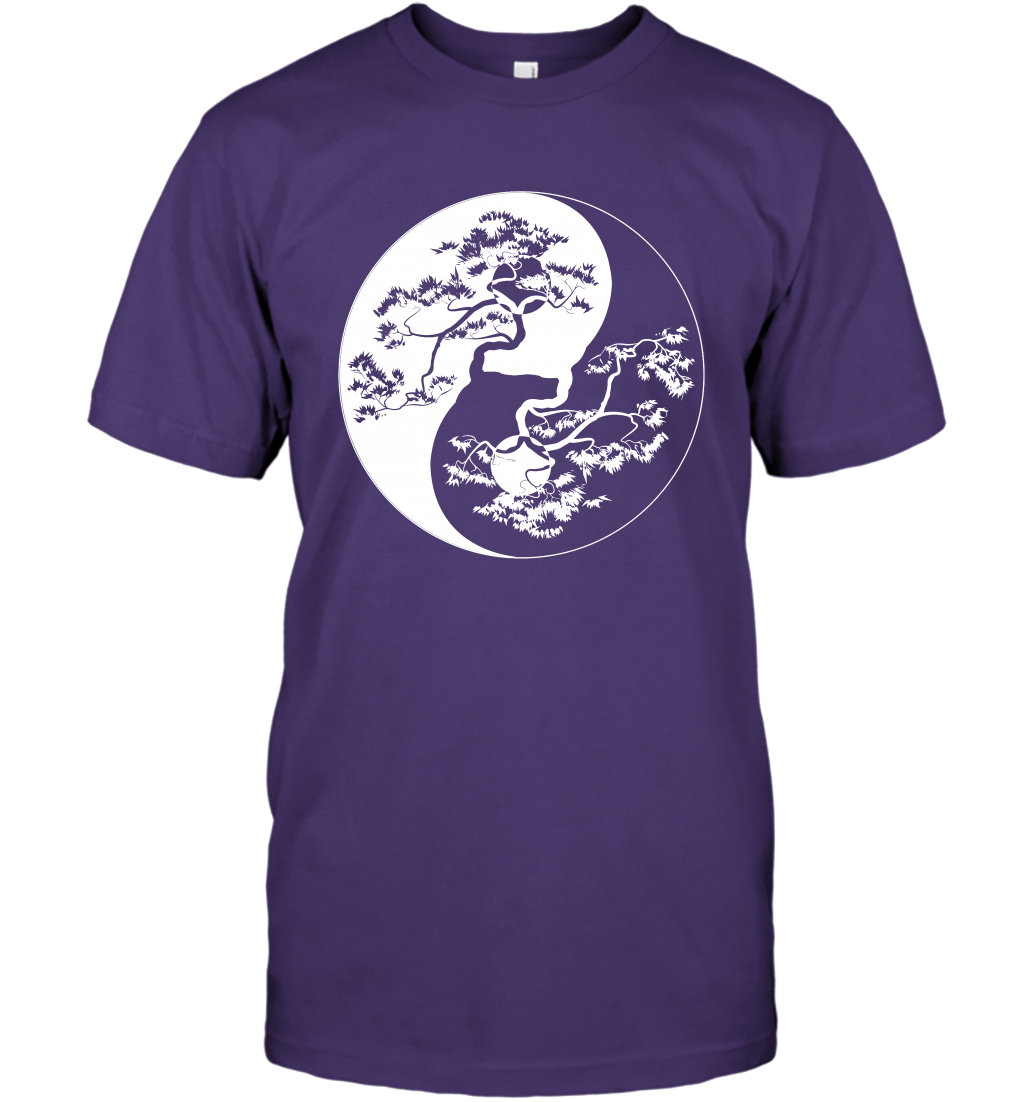 Yin Yang Tree Shirt T-Shirt T-Shirt Purple