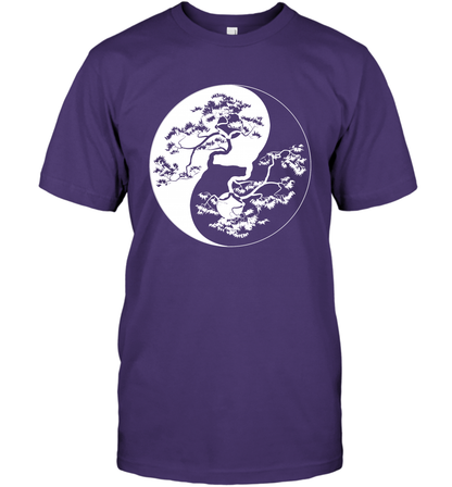 Yin Yang Tree Shirt T-Shirt T-Shirt Purple
