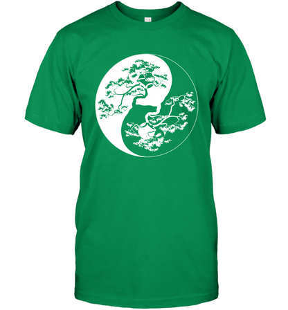 Yin Yang Tree Shirt T-Shirt T-Shirt Irish Green