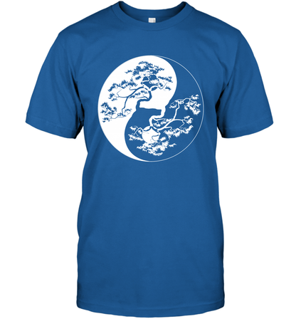 Yin Yang Tree Shirt T-Shirt T-Shirt Royal