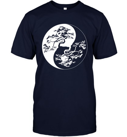 Yin Yang Tree Shirt T-Shirt T-Shirt Navy