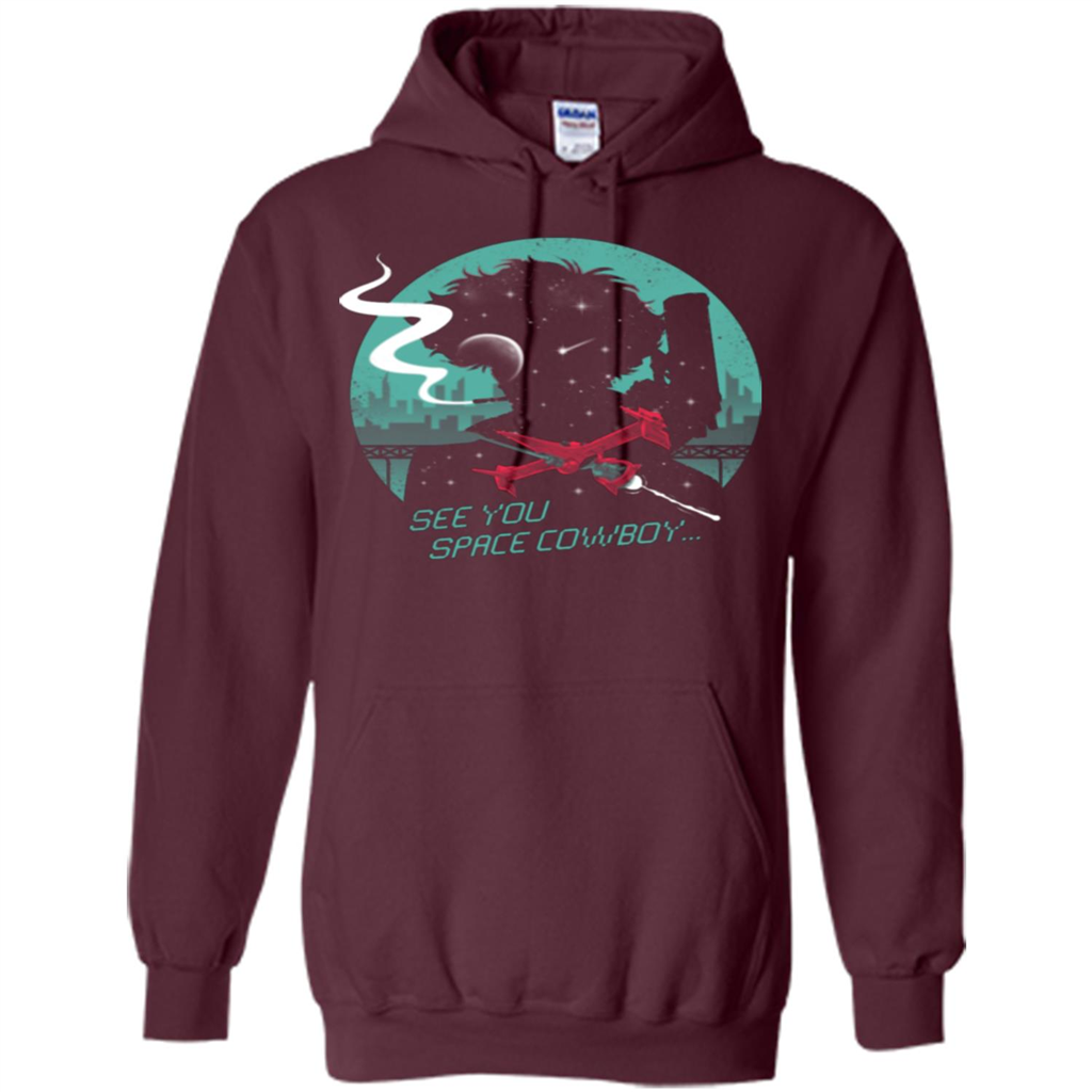 Space Cowboy T-shirt See You Space Cowboy Maroon