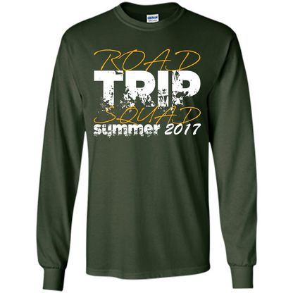 Summer T-shirt Road Trip Squad Summer 2017 Forest Green