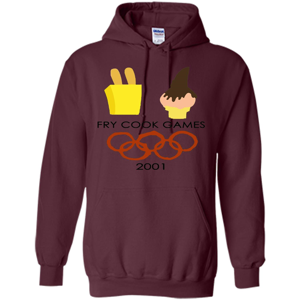 Fry Cook Games T-shirt Maroon