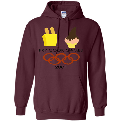 Fry Cook Games T-shirt Maroon