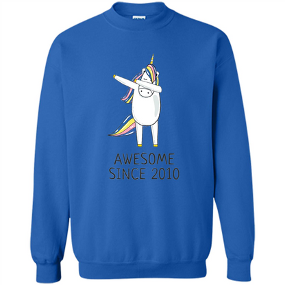 Awesome Since 2010 T-shirt Born In 2010 Royal