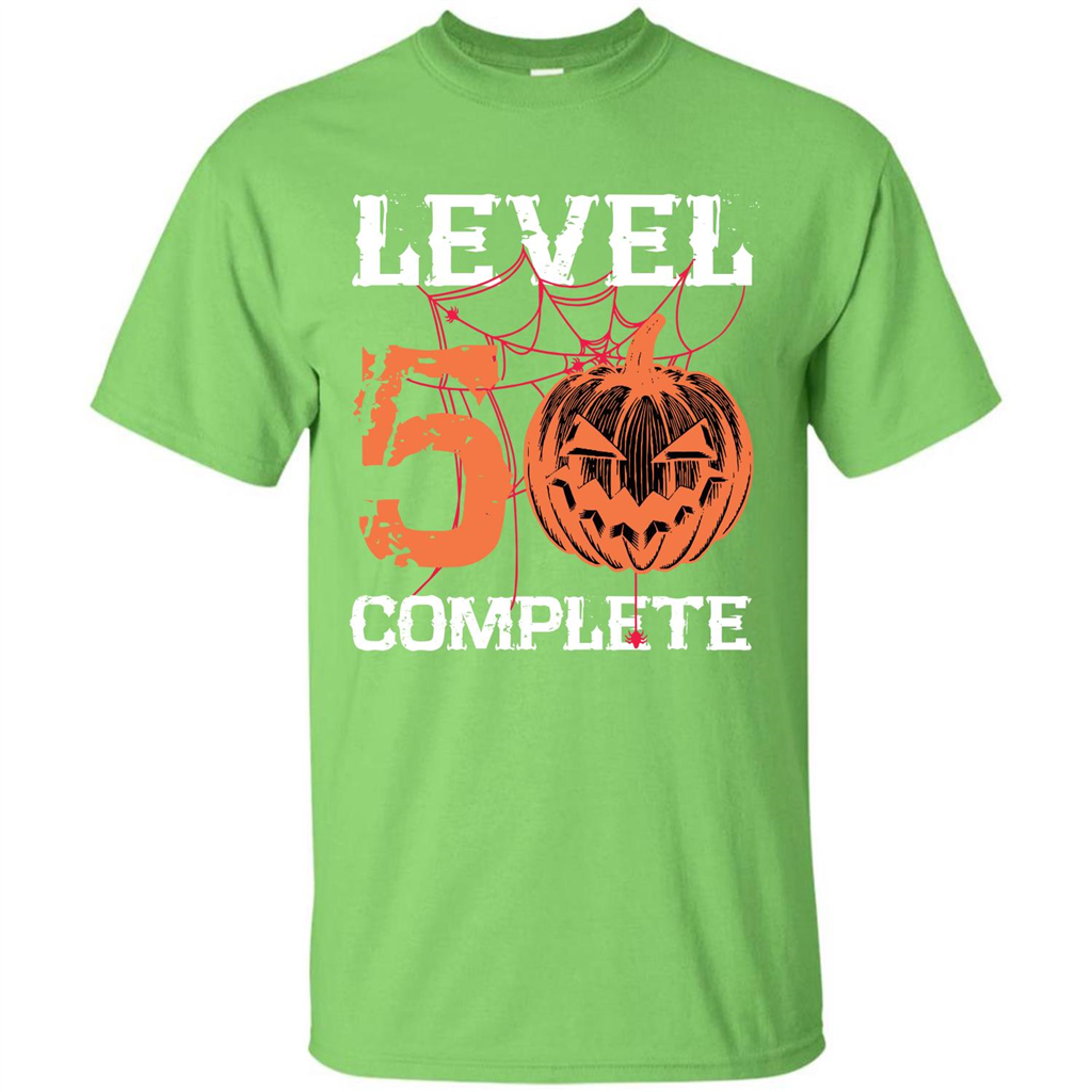 Halloween T-shirt Level 50 Complete Lime