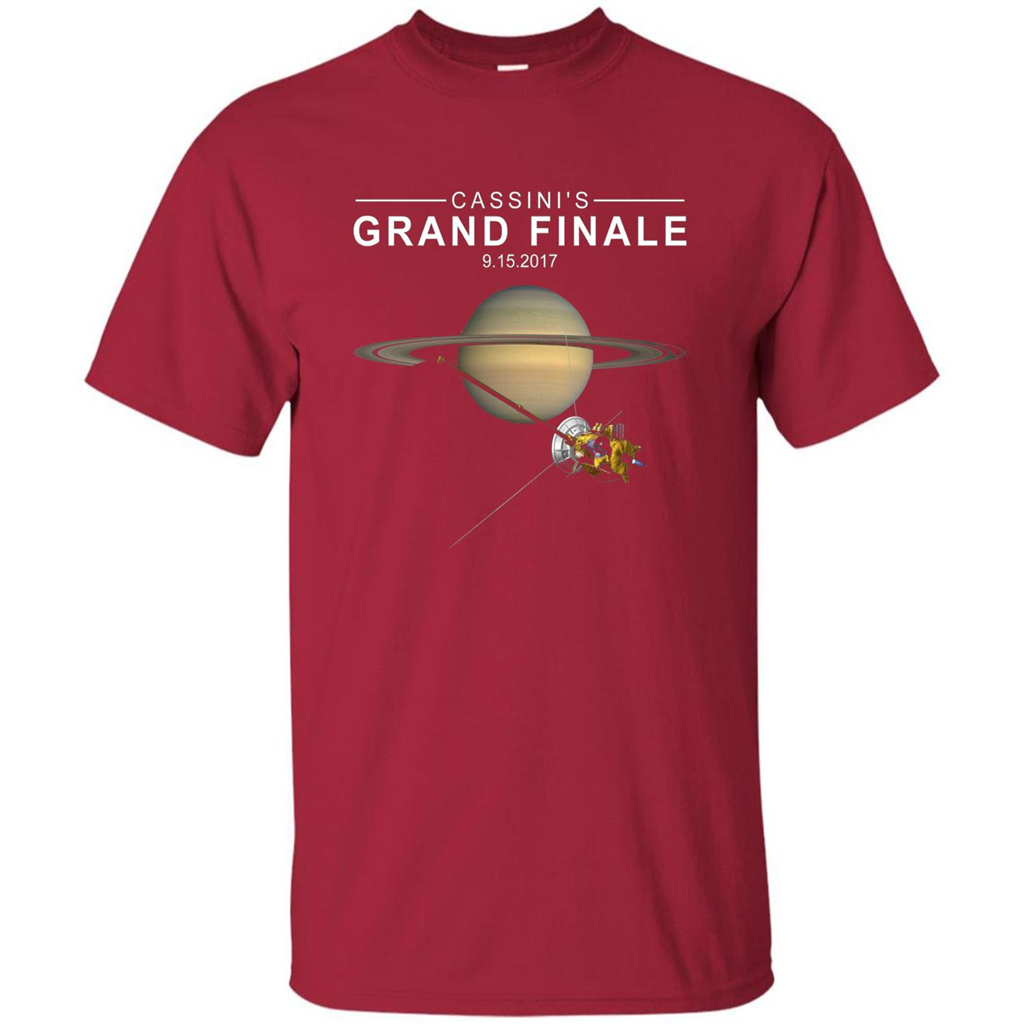 Cassini Grand Finale Space T-shirt Cardinal