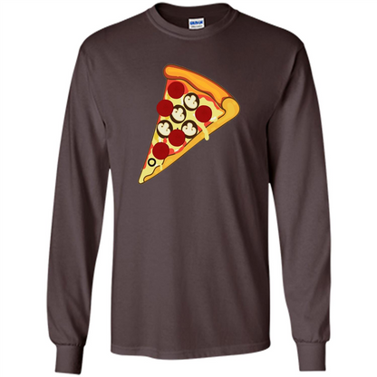 Love Pizza T-shirt More Food Eat Pizza Slice Dark Chocolate