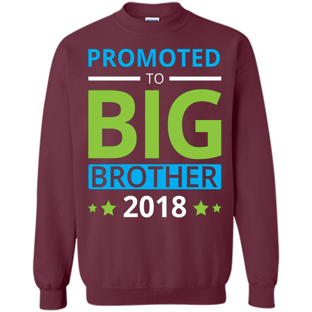 Brothers T-shirt Promoted to Big Brother 2018 T-shirt Maroon