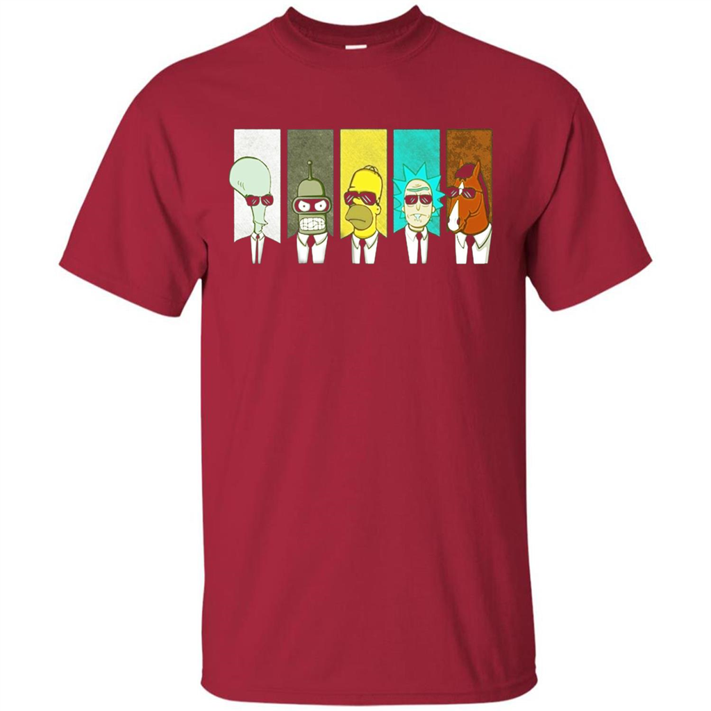 Form Into Rick And Go To The Morty T-shirt Cardinal