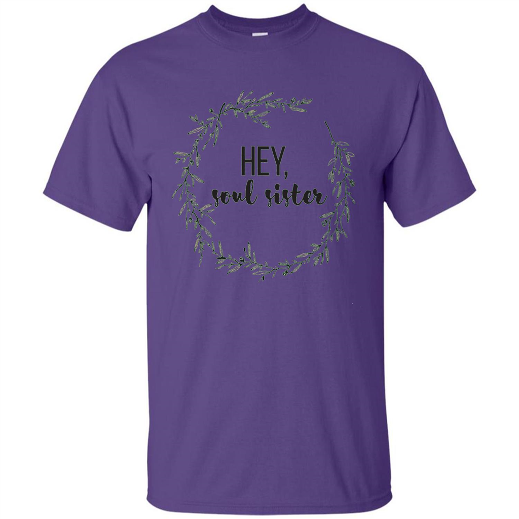 Hey, Soul Sister T-shirt Purple