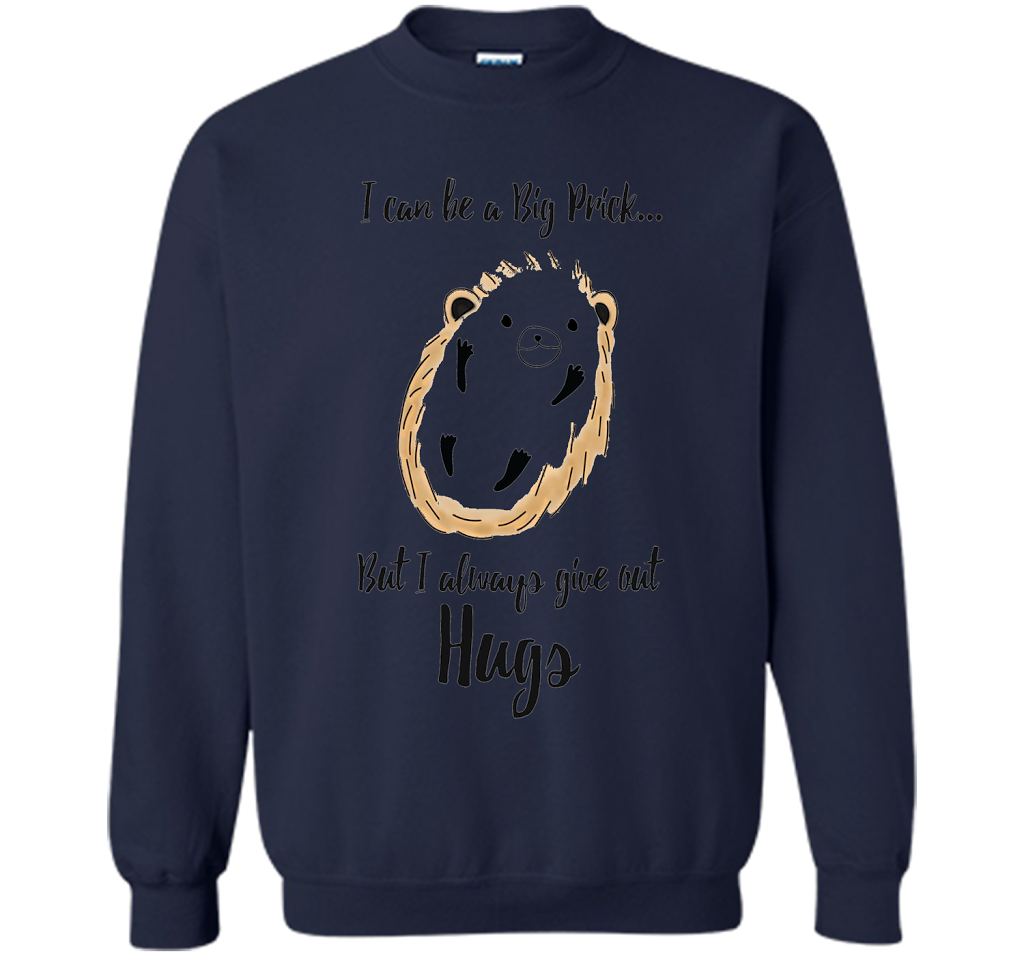 Hedgehog Hugs T-Shirt cool shirt Navy