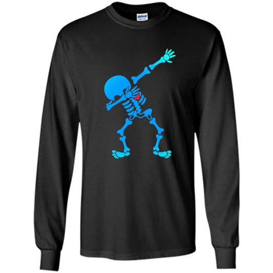 Dabbing Skeleton Halloween 2017 T-shirt Black