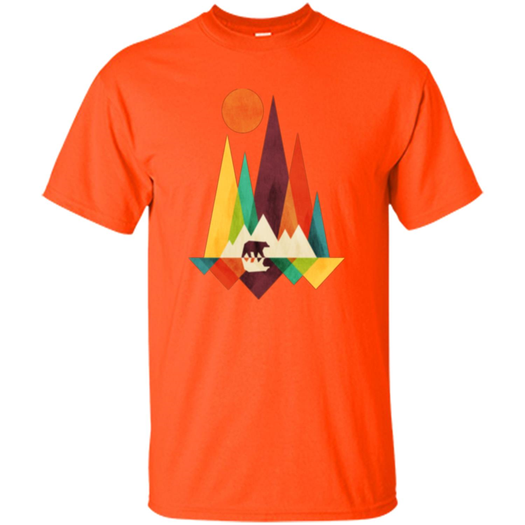 Mountain Bear T-shirt Orange