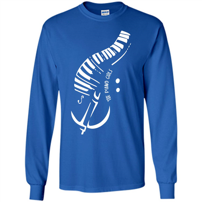 Pianist T-shirt The Piano Girls T-shirt Royal