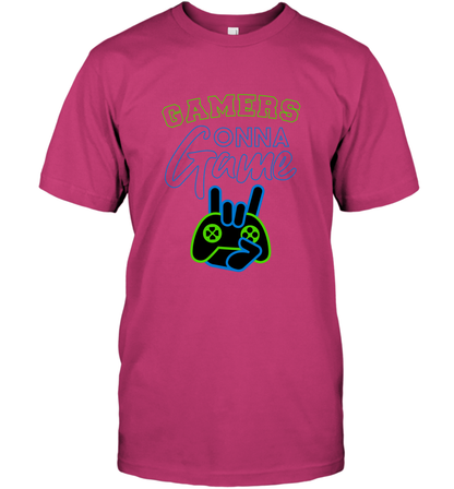 Gamer Gonna Game Gaming Shirt T-Shirt Heliconia