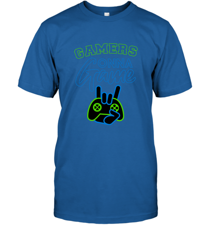 Gamer Gonna Game Gaming Shirt T-Shirt Royal