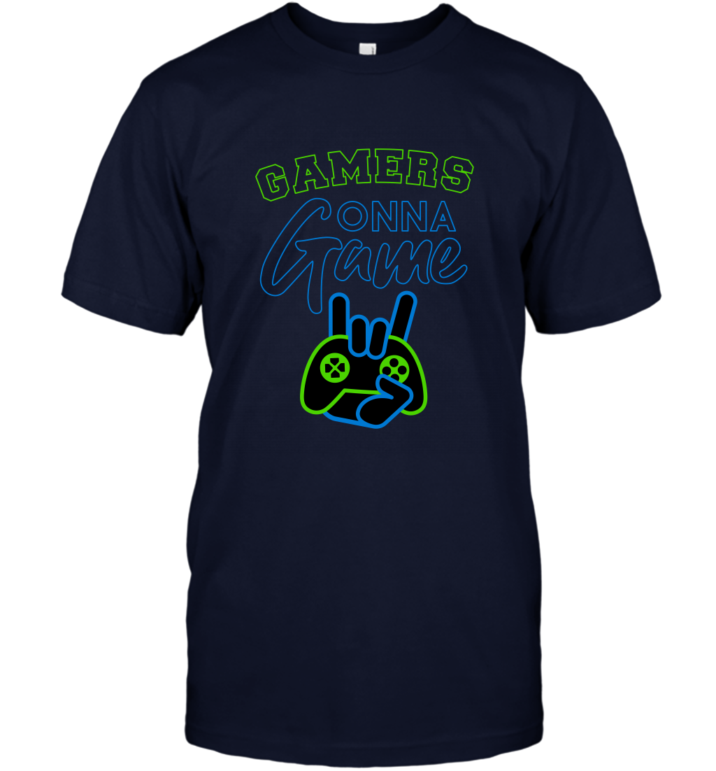Gamer Gonna Game Gaming Shirt T-Shirt Navy