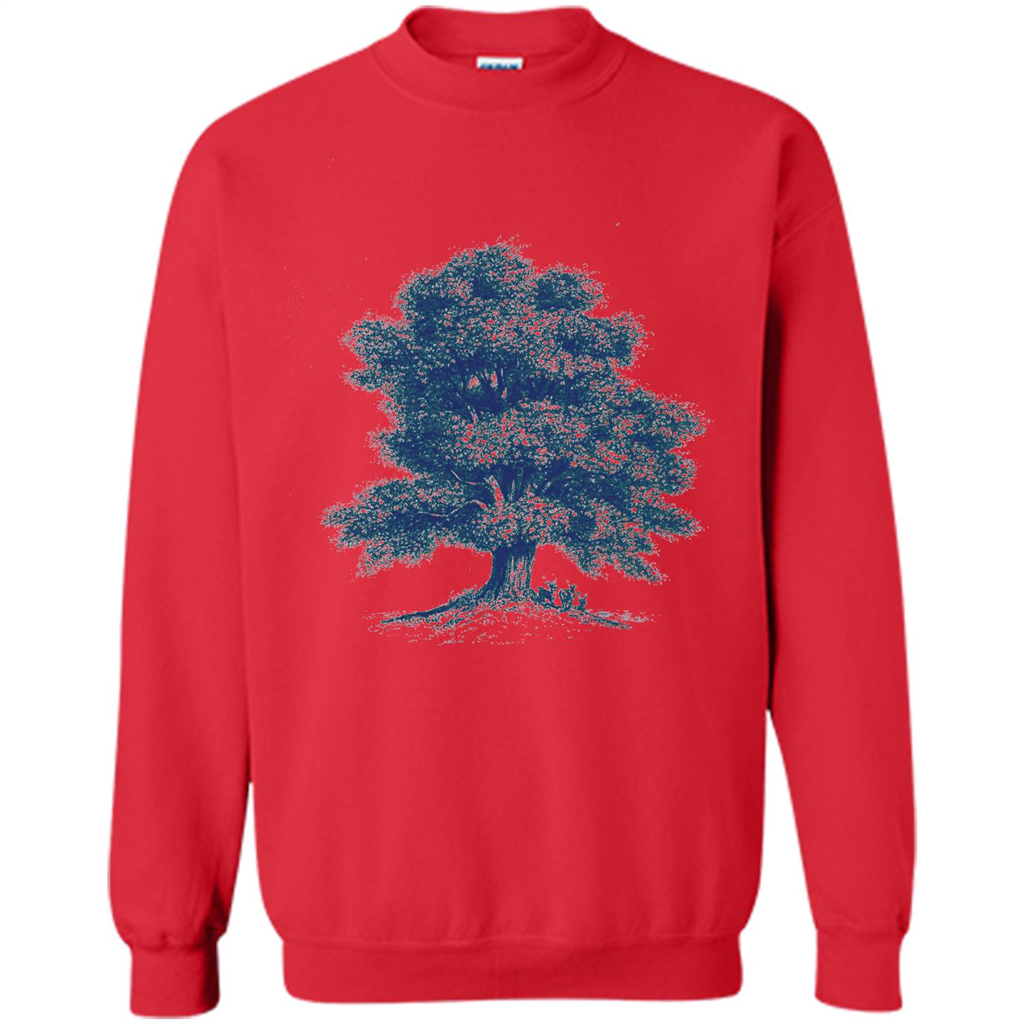 Maple Tree T-Shirt. Tree Natural Maple Tree T-shirt Red